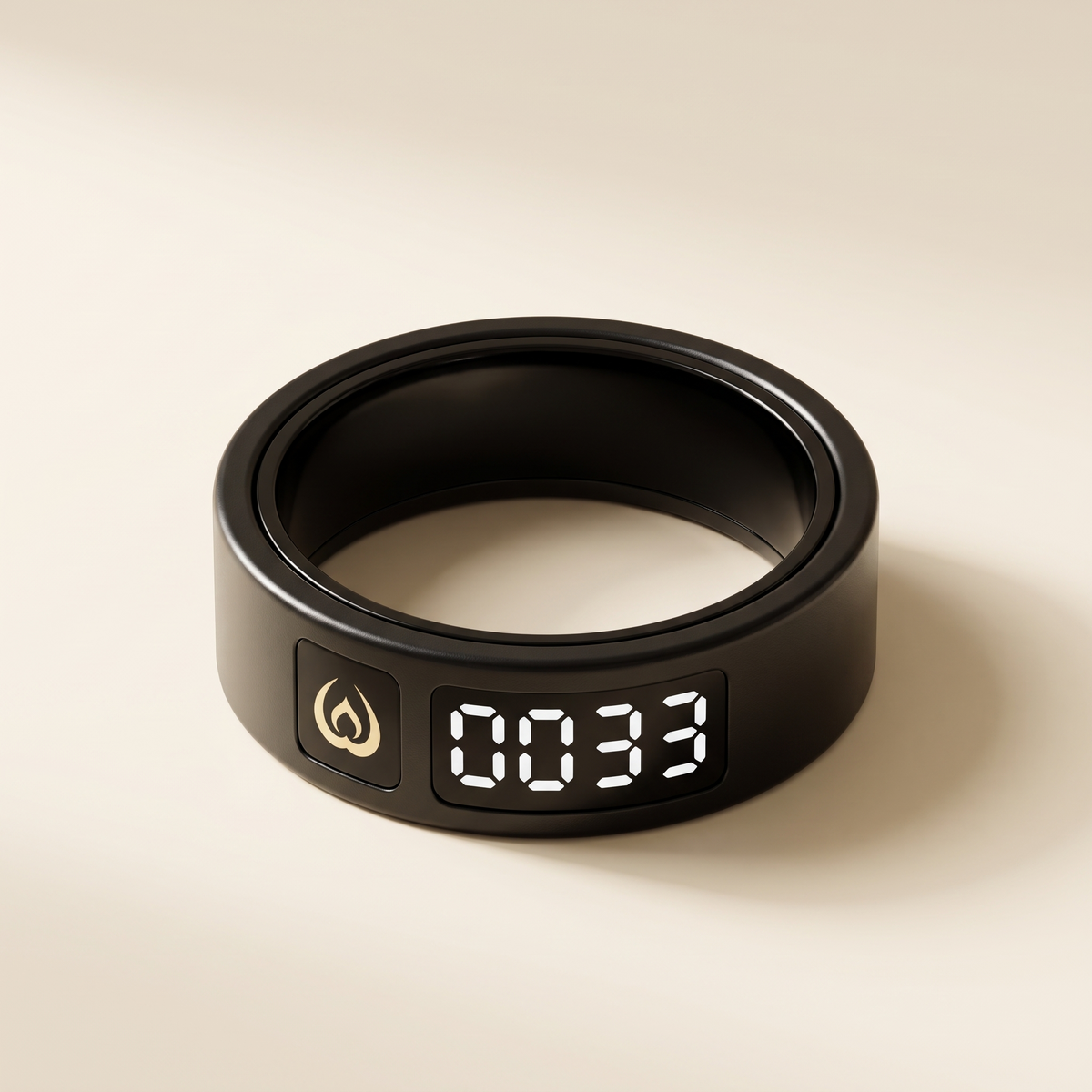 Al Rayan Dhikr Ring 2.0 in matte black
